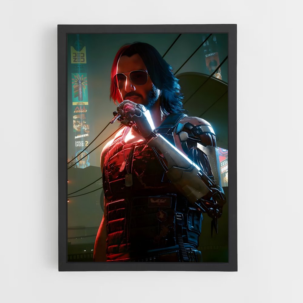 Poster Cyberpunk Vengeance (vue 2)